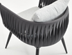 BELT ALUMINIUM ARMCHAIR