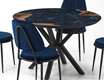 POLYLAC TABLE SET ROUND SEA