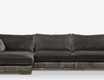 Cadillac Leather/Fabric Corner Sofa