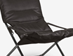 Comfort Zık  Leather/Metal Folding Chair