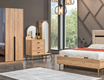 TURNA 2 MIRRORED BEDROOM SET