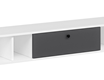 Gala Wall-Mounted Tv Unit - White/Anthracite