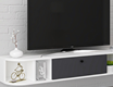 Gala Wall-Mounted Tv Unit - White/Anthracite