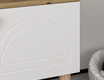 Lotus Tv Unit - White/Artisan