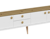 Mitra Tv Unit - White/Artisan