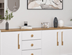 Mitra Console & Mirror - White/Artisan