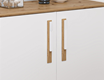 Mitra Console & Mirror - White/Artisan