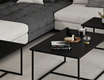 Levada 3-Pieces Coffee Table - Black