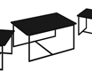 Levada 3-Pieces Coffee Table - Black