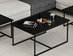 Levada 3-Pieces Coffee Table - Black