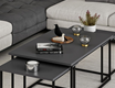 Levada 3-Pieces Coffee Table - Anthracite