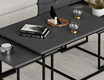 Levada 3-Pieces Coffee Table - Anthracite