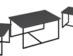 Levada 3-Pieces Coffee Table - Anthracite