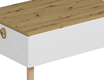 Lotus Coffee Table - White / Artisan