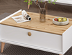 Mitra Coffee Table - White / Artisan