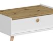 Mitra Coffee Table - White / Artisan