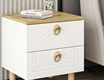 LOTUS NIGHTSTAND - Artisan / White