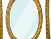 Hazal Decorative Mirror Set