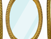 Hazal Decorative Mirror Set