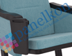 Tivoli Closed Arm Conference Chair with Writing Table