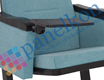 Tivoli Closed Arm Conference Chair with Writing Table