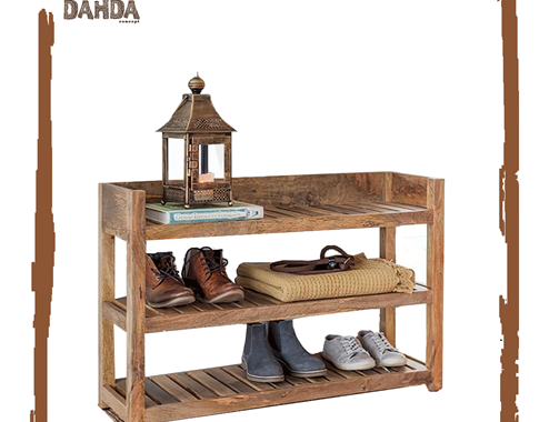 Oak Shoe Rack