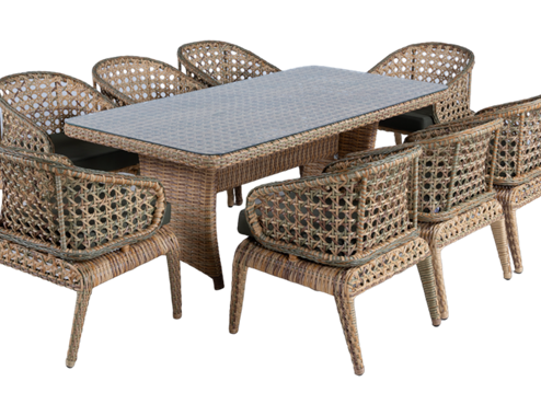 Riga Lizbon Table Set 8 Seats