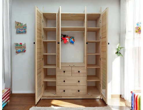 Wooden Four Door Cabinet