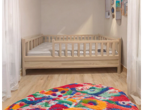 Wooden Montessori Roofless Bed