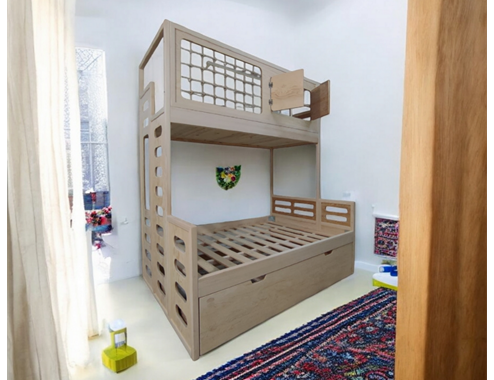 Wooden Bunk Bed