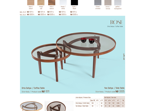 Rose  Coffee Tables