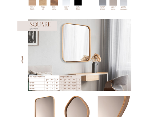 Square  Mirror 