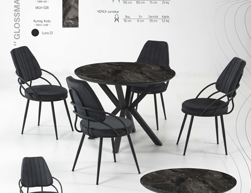 Glosmax Granite Round Table