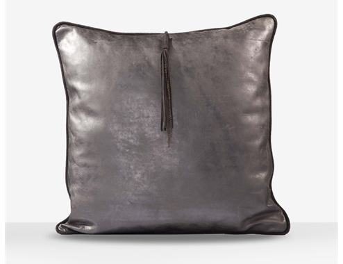 Effete Sud  Leather/Fabric Piped Cushion