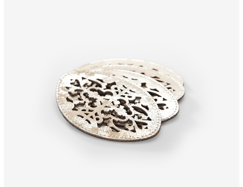 Egg Saray Leather Coaster