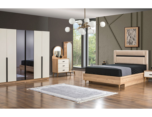 SENA 2 MIRRORED BEDROOM SET