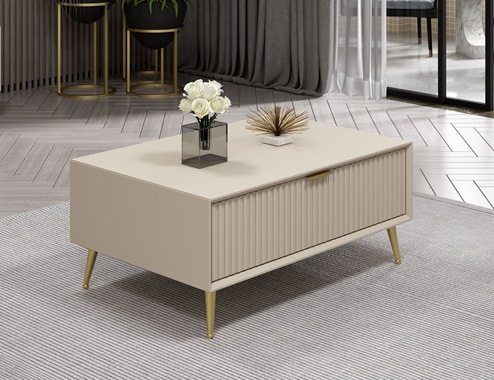 Kale Luxe Coffee Table - Sandstone