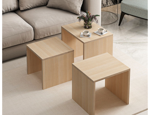 MASAL 3-Pieces Coffee Table - Oak