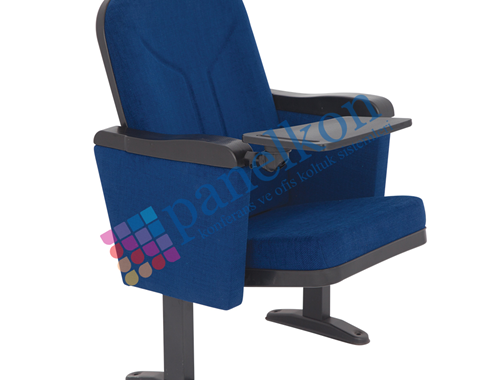 ROM CLOSED ARM CONFERENCE CHAIR WITH WRITING TABLE