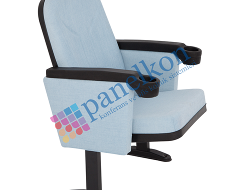 ROM CLOSED ARM POLYURETHANE CONFERENCE CHAIR WITH CUP HOLDER