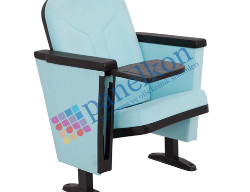 ROM POLYURETHANE ANTIPANIC WRITING TABLE PLASTIC CONFERENCE CHAIR WITH BACKREST AND SEAT