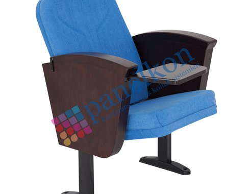 ROM SEMI-WOODEN ARM CONFERENCE CHAIR WITH REMOVABLE BACK SEAT UPHOLSTERY.