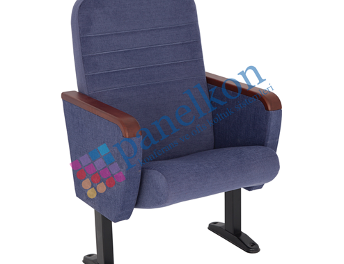 Soft Wooden Arm, Upholstered Back and Seat