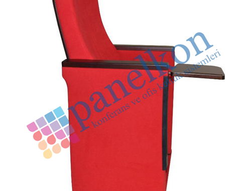 Ilgın floor-to-ceiling long-upholstered anti-panic arm, wooden armrest, polished long wooden back, fully upholstered seat.