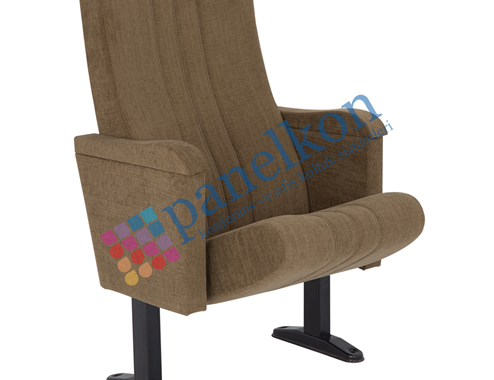 Ilgın Fully Upholstered Back and Seat with Wooden Armrest