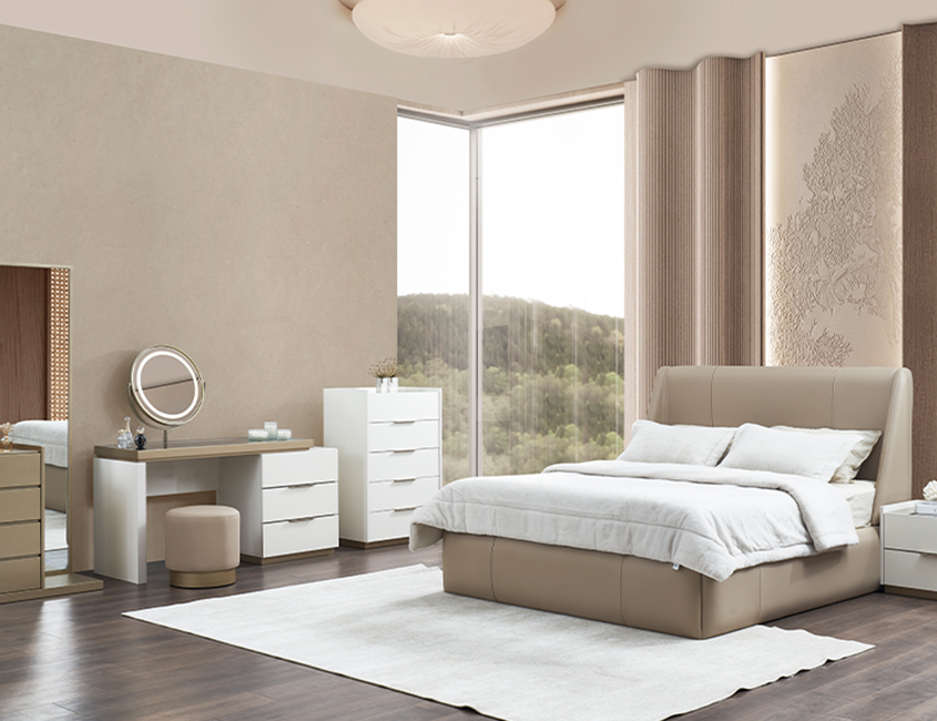 LAPIS PEARL WHITE BEDROOM