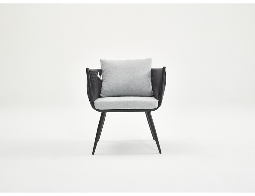 BELT ALUMINIUM ARMCHAIR