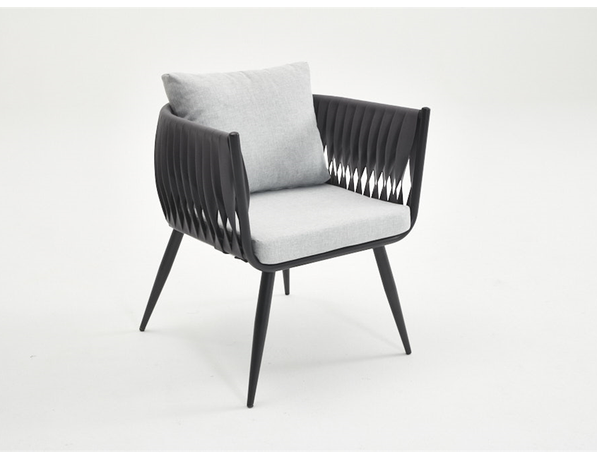 BELT ALUMINIUM ARMCHAIR