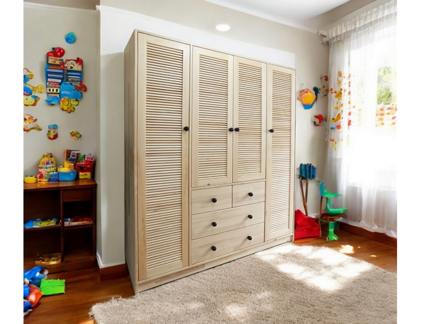 Wooden Four Door Cabinet