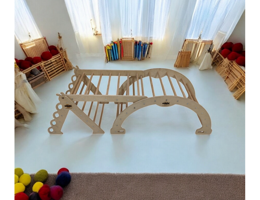 Wooden Climbing Set